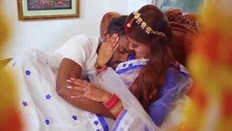 Young Indian Wife First Time Sex On Her Wedding Night With Her Desi Husband