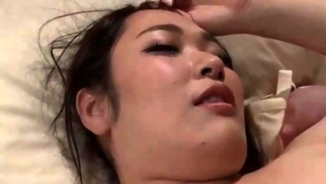 Japanese BBW shows her boobs