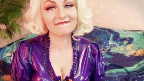 read a book with me... ASMR sounding - latex MILF