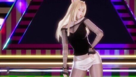 [MMD] Sistar - Touch my body Ahri Sexy Kpop Dance League of Legends Uncensored Hentai 4K 60FPS