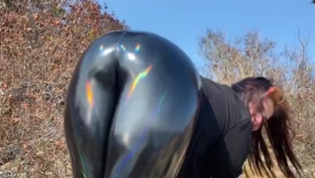 Cum On My Latex Pants (beach edition) |KALLIELONEWOLF