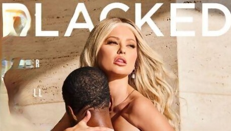 Doggy style interracial fuck with a glamorous blonde Dan Dangler